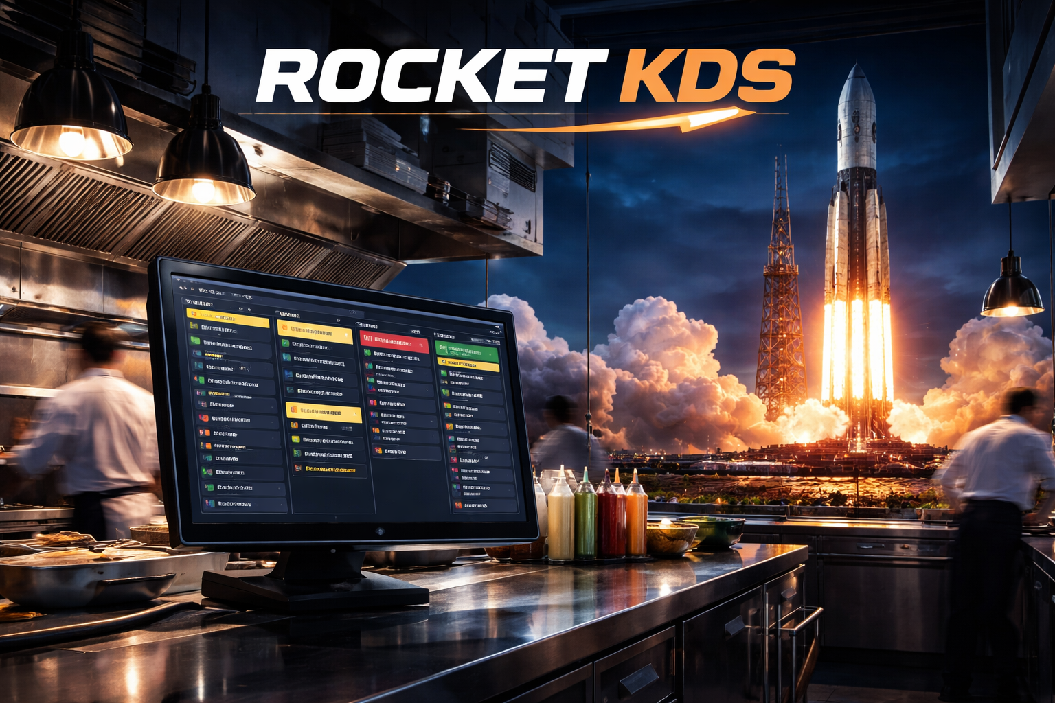 Rocket KDS – blazing fast kitchen display